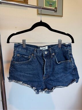 Agolde Denim Cut Off Denim Shorts